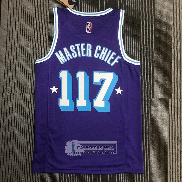 Camiseta Los Angeles Lakers x X-BOX Master Chief NO 117 Violeta